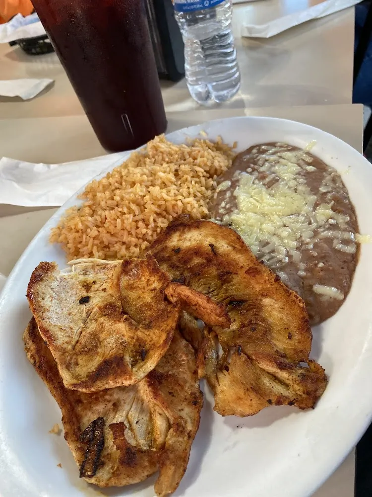 Chicken Breast with Rice and Beans